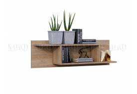 Полка навесная Нэнси сонома/белый