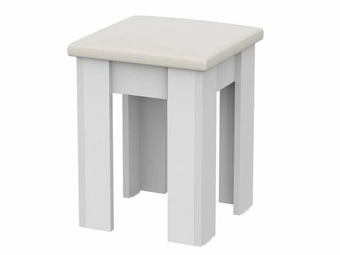 Табурет №1 NN Белый