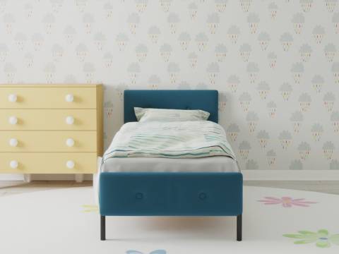 Кровать Екатеринбург Мини с ортопедическим основанием 02ЕКТМ 900*2000