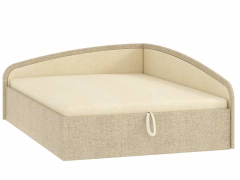 Кровать-тахта Адель вар.1 1400 Тесла милк-Тесла мокко