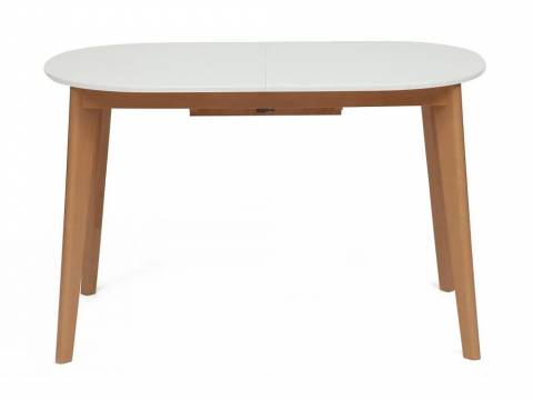 Стол обеденный раскладной Bosco Боско Белый-Натуральный