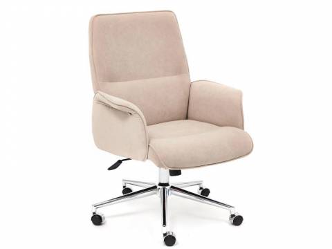 Кресло офисное York флок бежевый