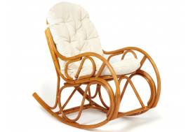 Кресло-качалка Vienna разборная с подушкой коньяк