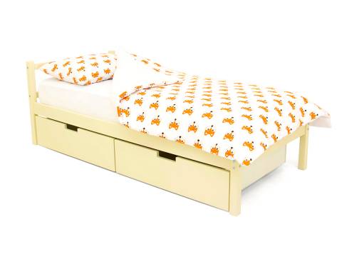 Кровать Svogen classic с ящиками бежевый