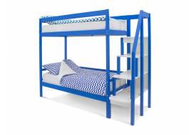 Двухъярусная кровать Svogen синий