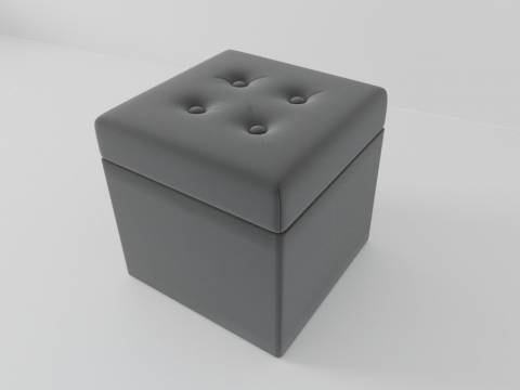 Пуф Квадрат 01ПФКВ Серый