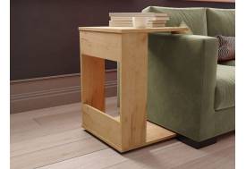 Стол журнальный СЖМ-2 дуб крафт золотой