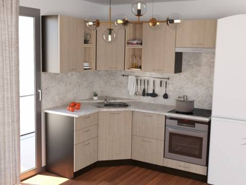 Кухонный гарнитур Надежда оптима 4 1400х2000 мм