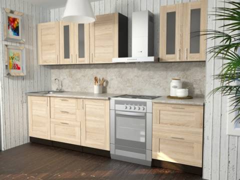 Кухонный гарнитур Ника компакт 2200 мм