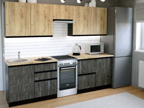 Кухонный гарнитур Адажио мега 2500 мм