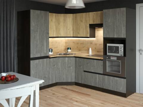 Кухонный гарнитур Адажио оптима 1800х2400 мм