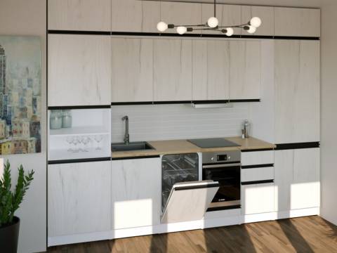 Кухонный гарнитур Амели люкс 3000 мм