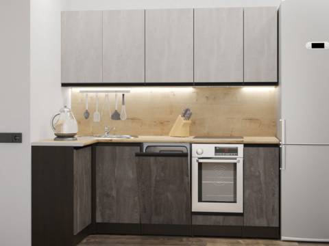 Кухонный гарнитур Симфония прайм 400х1100х2000 мм