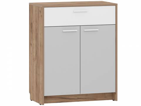 Тумба НМ 013.76 Серый Камень, Дуб Крафт Табачный