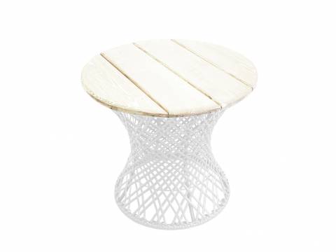 Стол Бонго макси диаметр 400 белый