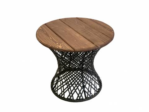 Стол Бонго макси диаметр 400 коричневый