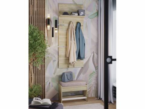 Вешалка НКМ Эдем-1 секция №1 и секция №4 сиденье