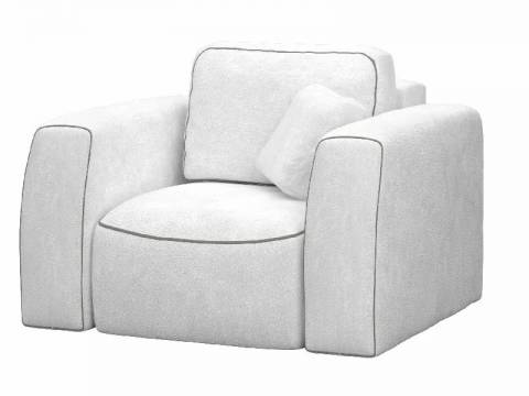 Кресло Бафи-2 комбинация 1 Романо Беж