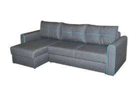 Диван угловой комбинация 3 Амур Джой Графит/Нео Азур