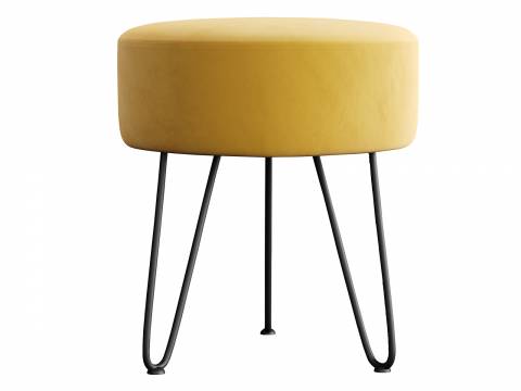 Пуф Берг велюр Ультра Мустард