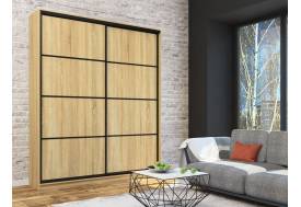 Шкаф-купе Лофт Шк20-60 2000 глубина 600 фасад ЛДСП 3г