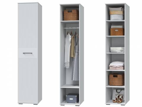 Шкаф однодверный для платья и белья Шарлиз