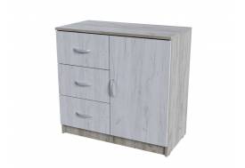 Комод 3 ящика 1 створка КМ 553-М Бася Крафт