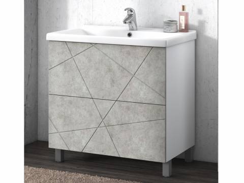 Тумбы Geometry 2-800 Фостер бетон