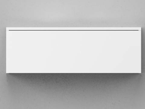 Тумба подвесная Unit 80х27 белый матовый
