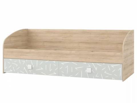 Кровать односпальная с двумя ящиками Микки 4-2009