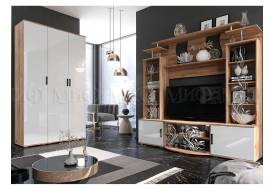 Гостиная Виста Белый глянец холодный