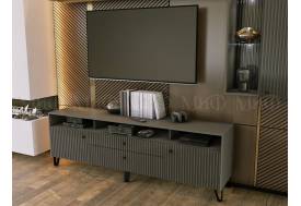 Тумба ТВ Оливия Графит Софт