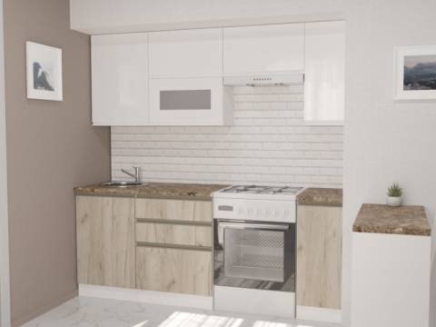 Кухонный гарнитур Антика ультра 2000 мм