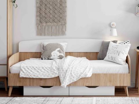 Кровать 900 Калгари молодежная с ящиками