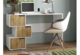 Стол компьютерный СК 11 белый, вотан