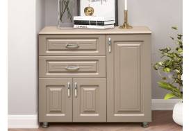 Комод №6 МДФ Кофе с молоком глянец