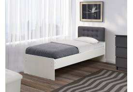 Кровать одинарная №6  900х1900 с мягкой спинкой