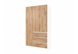 Шкаф Парус трехстворчатый 1200 белый/вотан