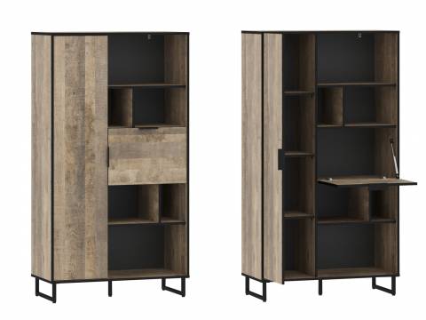 Шкаф комбинированный Фолк НМ 014.58