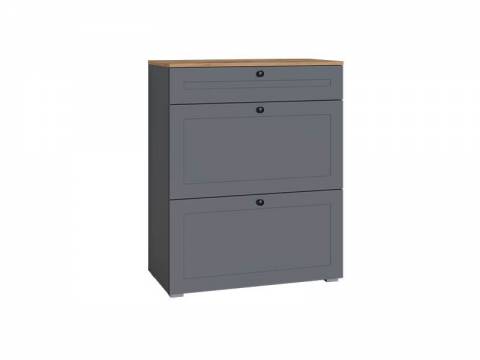 Тумба для обуви 16.121 Остин Серый Графит