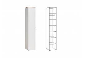 Шкаф-пенал 13.225 Остин Белый шагрень