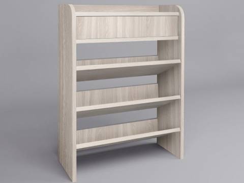 Обувница 600 мм ясень светлый