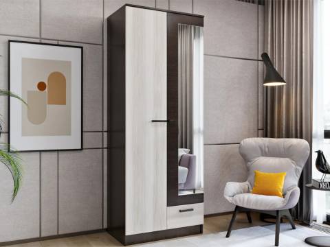 Шкаф Адель 800 венге-лоредо