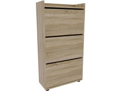 Обувница MODUL 3-х секционная Дуб сонома