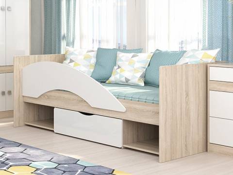 Кровать Галактика с бортиком