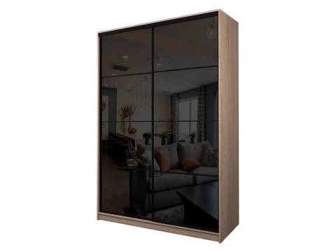 Шкаф-купе Max МШ-23-6-18-22 пленка Oracal черная