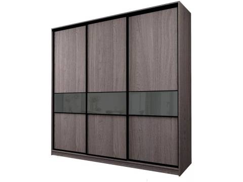 Шкаф-купе Max МШ-25-6-27/2-999 пленка Oracal темно-серая