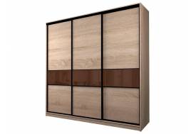 Шкаф-купе Max МШ-27-6-27/2-999 пленка Oracal шоколад