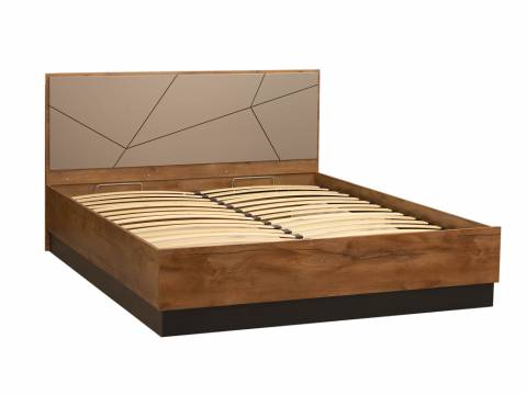 Кровать 54.16 Гамма 1400 с механизмом подъема грей