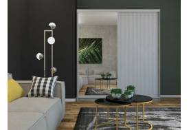 Шкаф-купе Ксения 1400 рельефный МДФ/зеркало